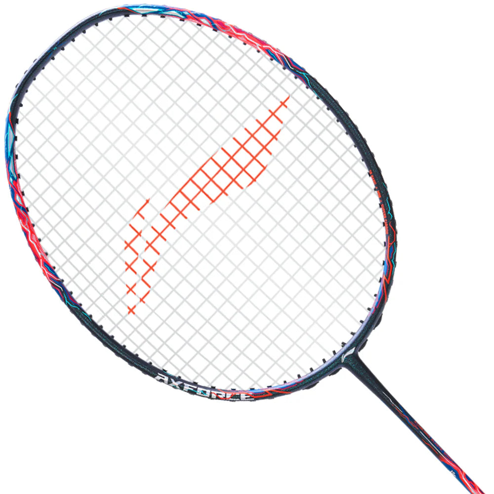 Li-Ning AXForce 90 Tiger Max 4U Badminton Racket (Unstrung) (Navy/Red ...