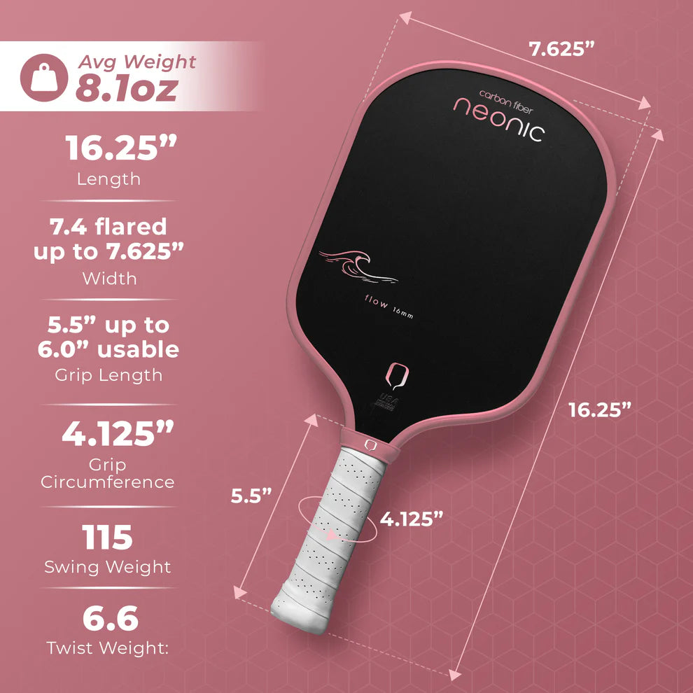 Neonic Flow 16MM (Rose Gold) Pickleball Paddle – SPORTSSHOP SG