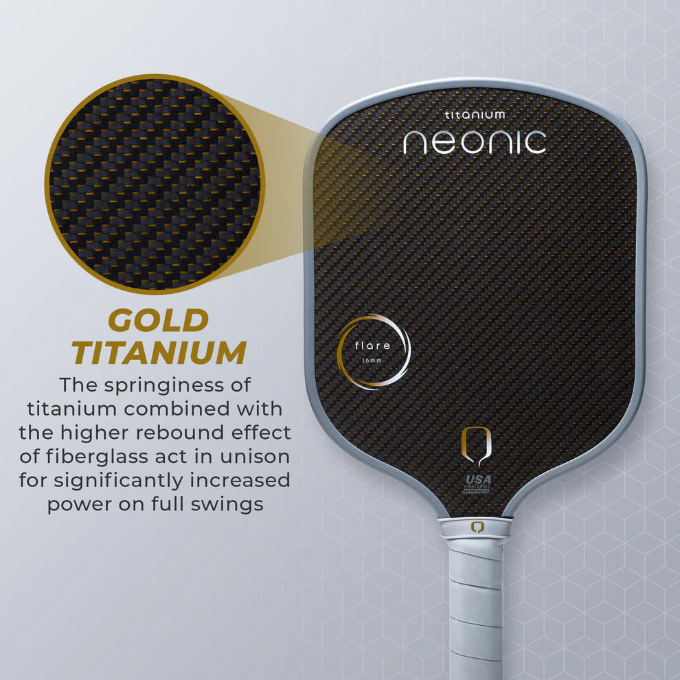 Neonic Flare Titanium Pickleball Paddle – SPORTSSHOP SG