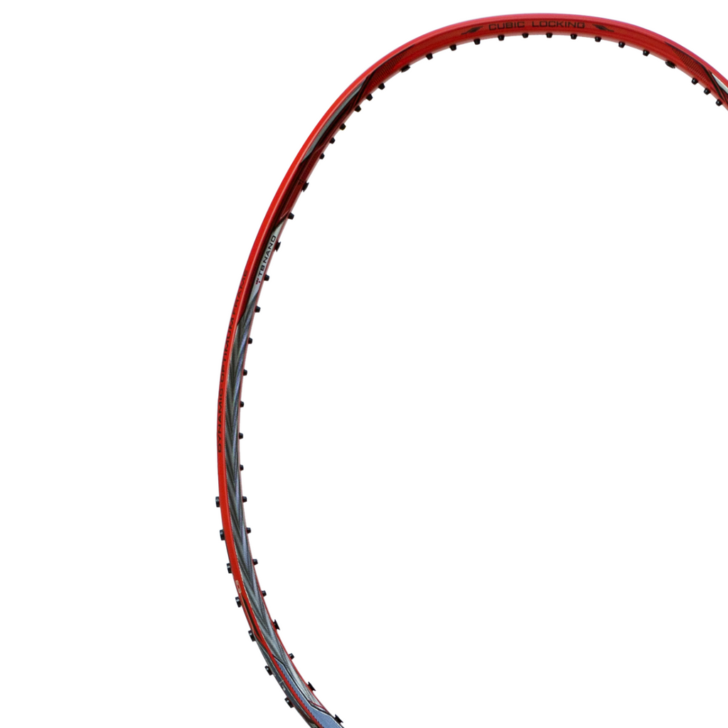 Li-Ning 3D Calibar 900B Badminton Racket (Unstrung) (Red/Grey