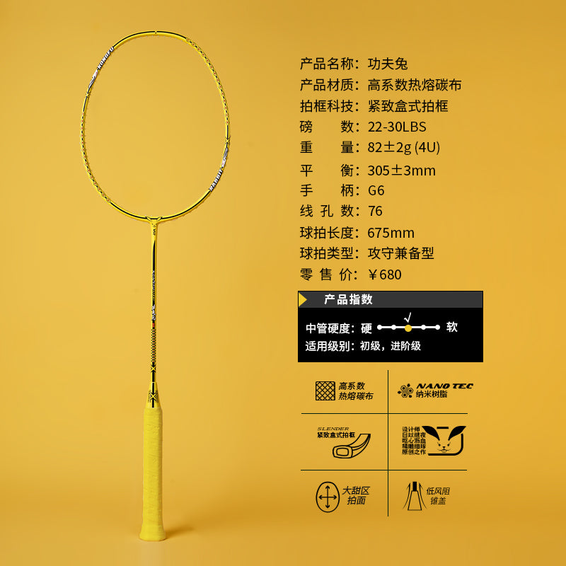 Vs Fs3620 Racket VS Kongfu Rabbit Badminton Racket (Unstrung) – SPORTSSHOP SG