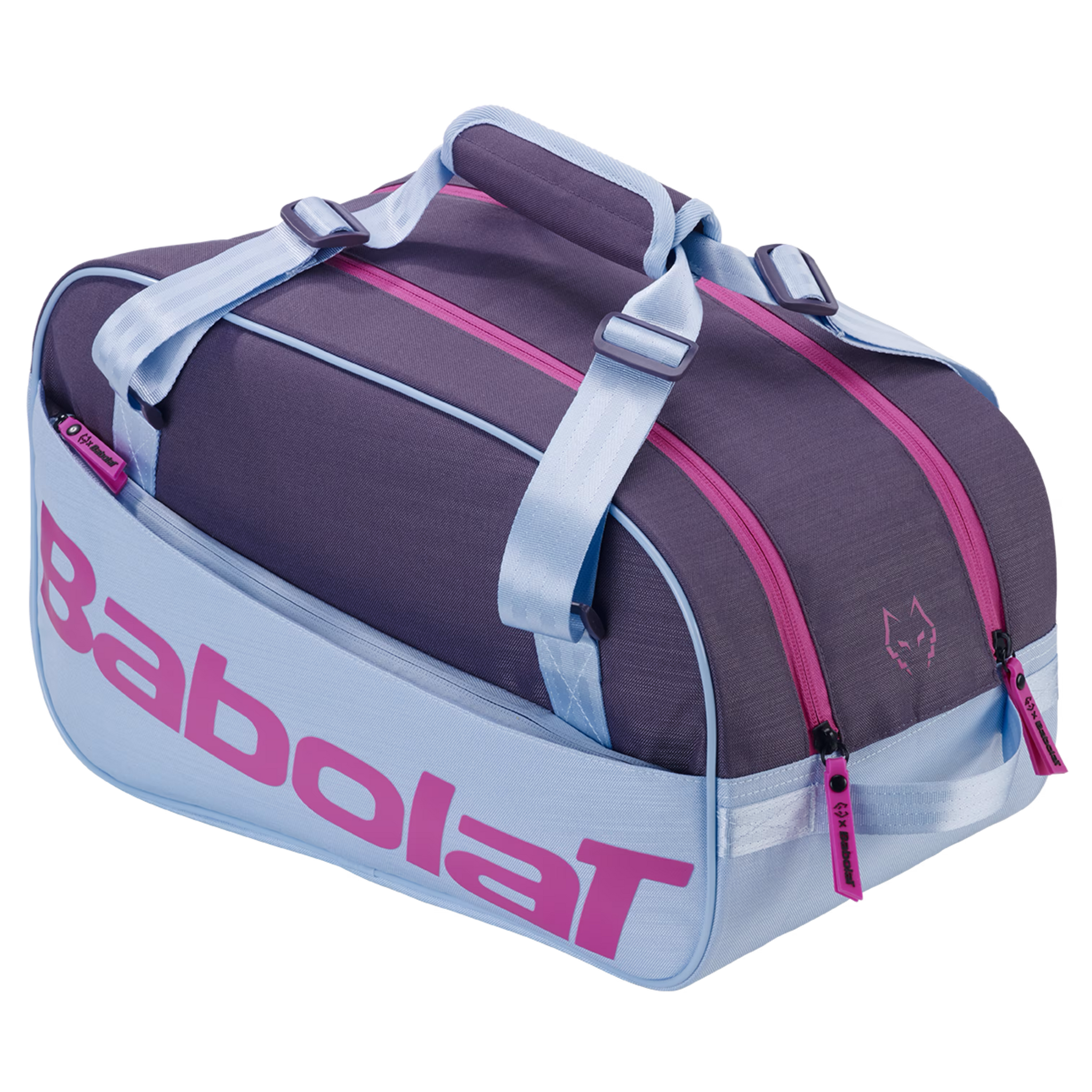 Babolat Court S Juan Lebron Mini Duffle Bag (Dark Purple/Sky Blue