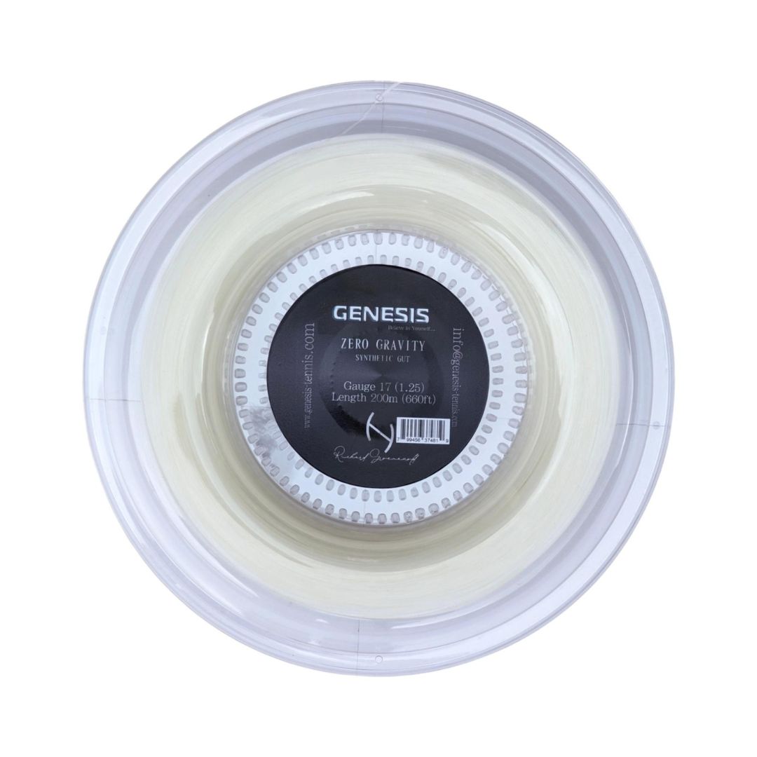 Genesis Zero Gravity 17 1.25mm Tennis String Reel (Crystal White) (200 ...
