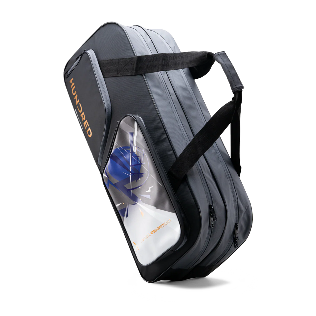 Hundred Monolith Kit Bag (6 in 1 Racket Bag) (Black) – SPORTSSHOP SG