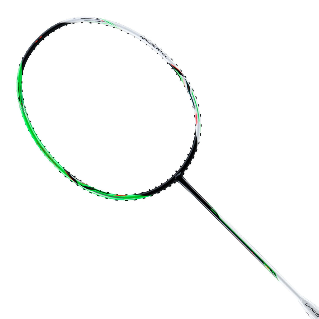Li-Ning Halbertec 3000 Badminton Racket (Unstrung) (Pearl White/Jade G ...