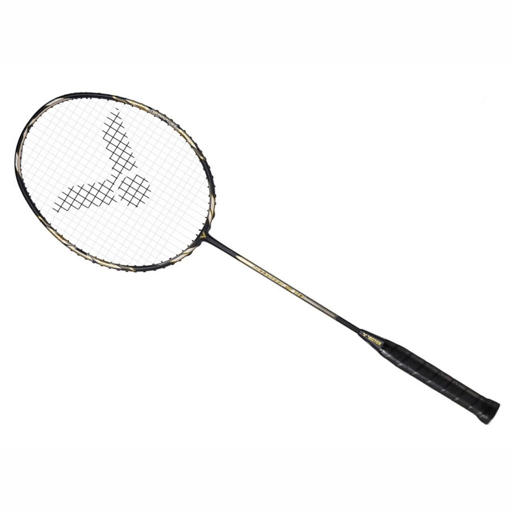 Victor Jetspeed 10 Badminton Racket (Unstrung) (Free String) JS-10 Bla ...