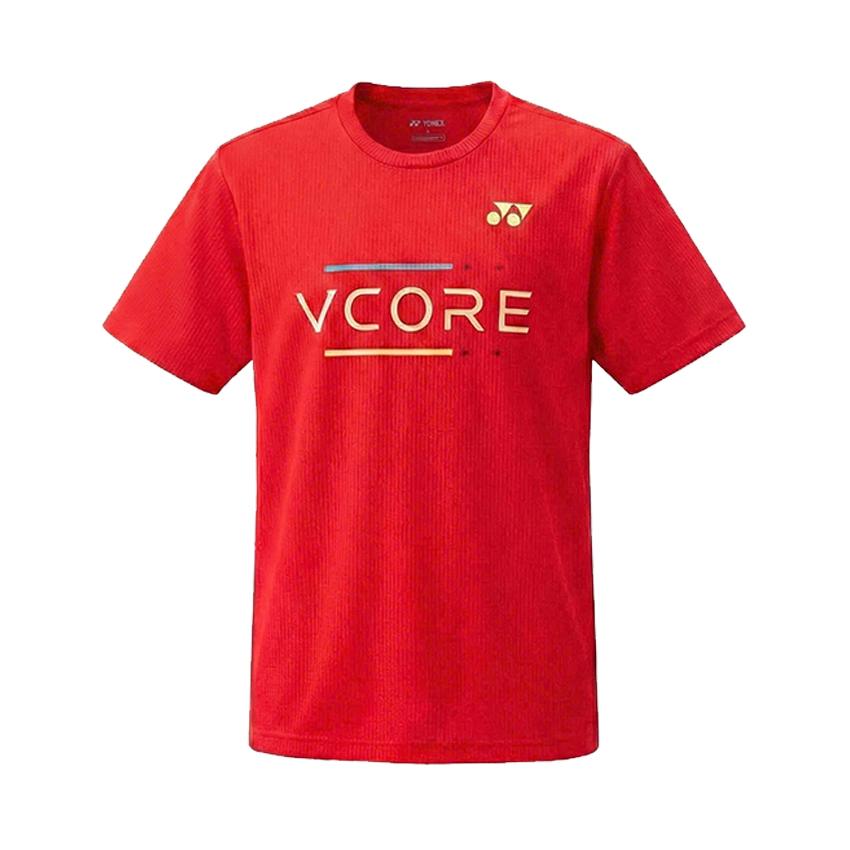 Yonex VCORE‑S RM‑P061‑3542 Performance Tee – Ruby Red | Sportsshop