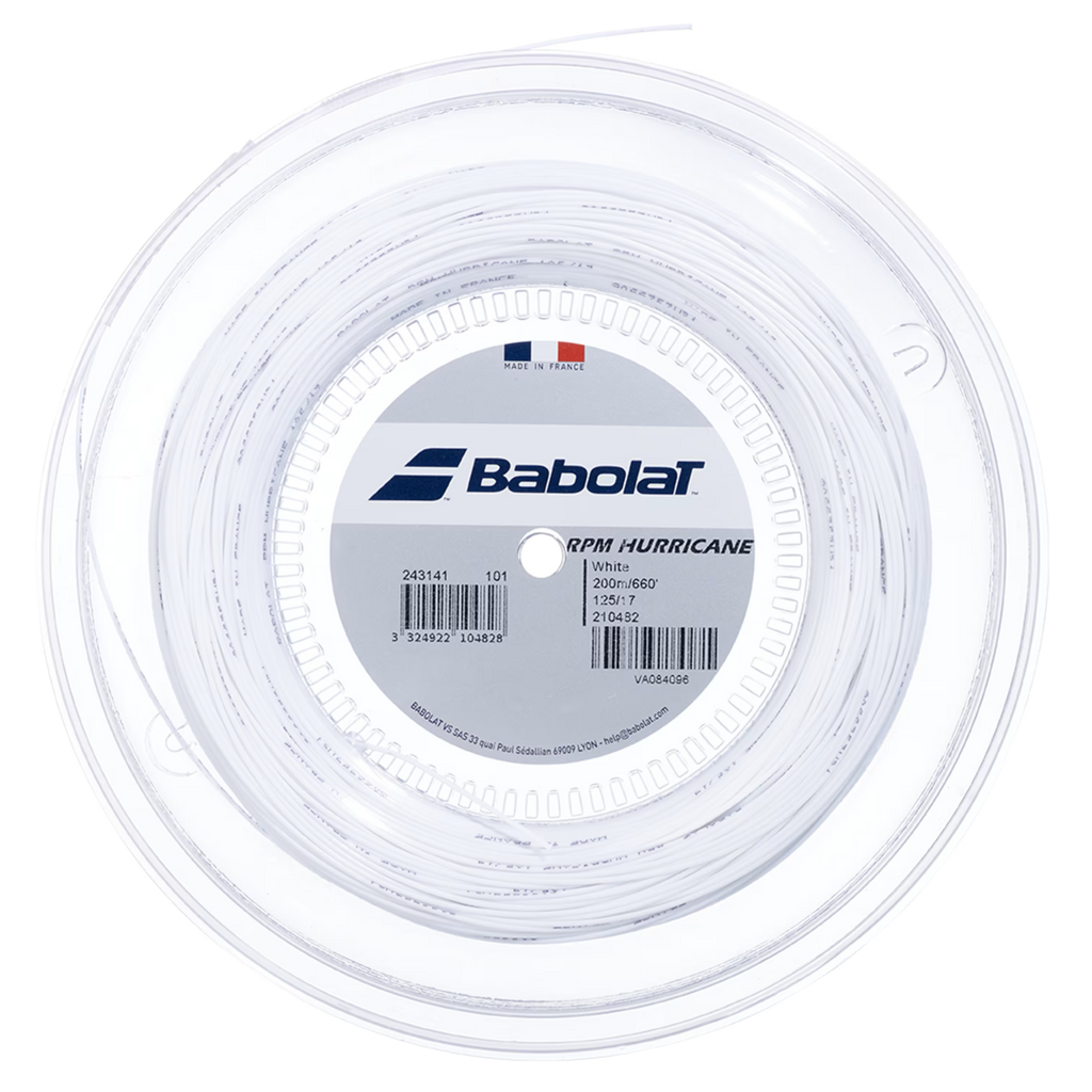 Babolat RPM Hurricane 1.25mm - White (+$26.00) – SPORTSSHOP SG