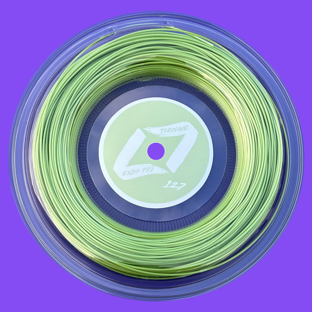 Toroline Enso Pro 1.27 Tennis String (Matcha Green) Mini Reel 100M (St ...