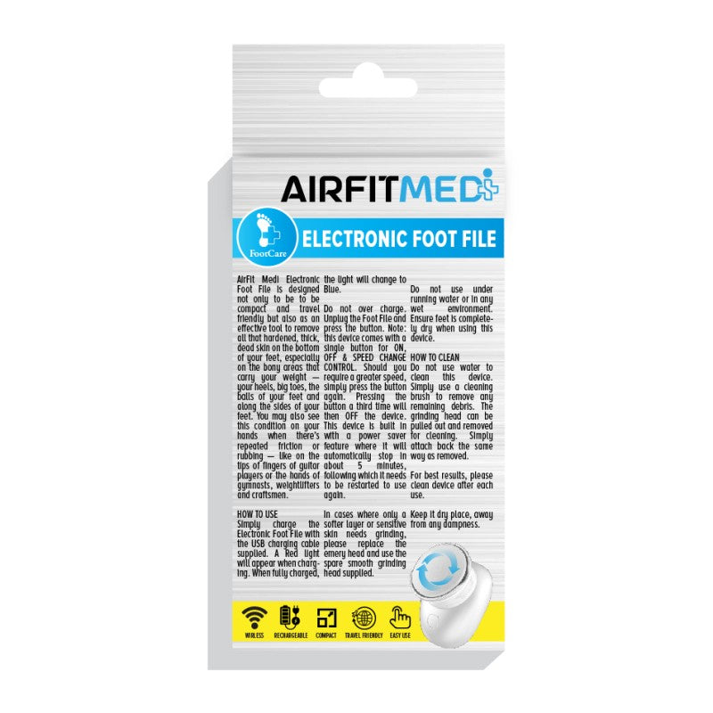 AirFit Medi Electronic Foot File – SPORTSSHOP SG