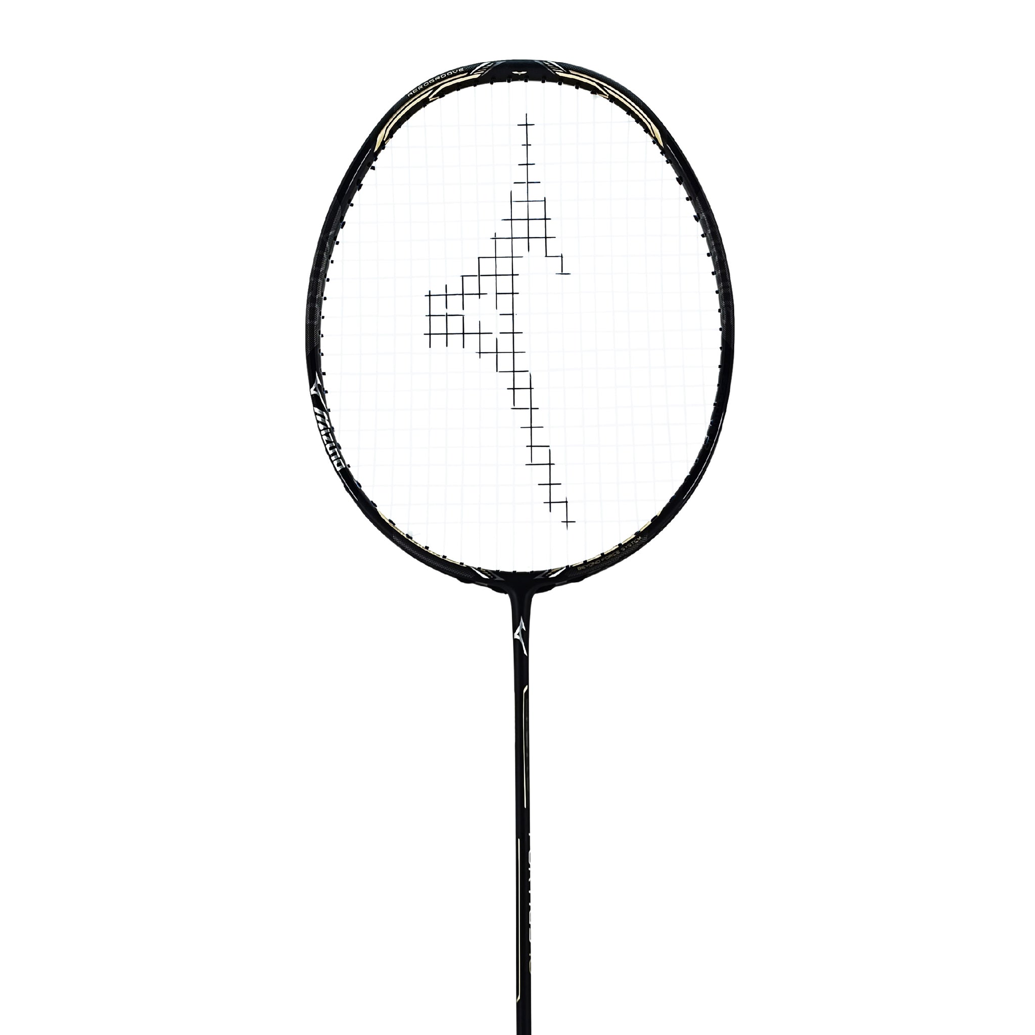 Mizuno Fortius 10 BDSS Badminton Racket (Unstrung) (Black/Gold