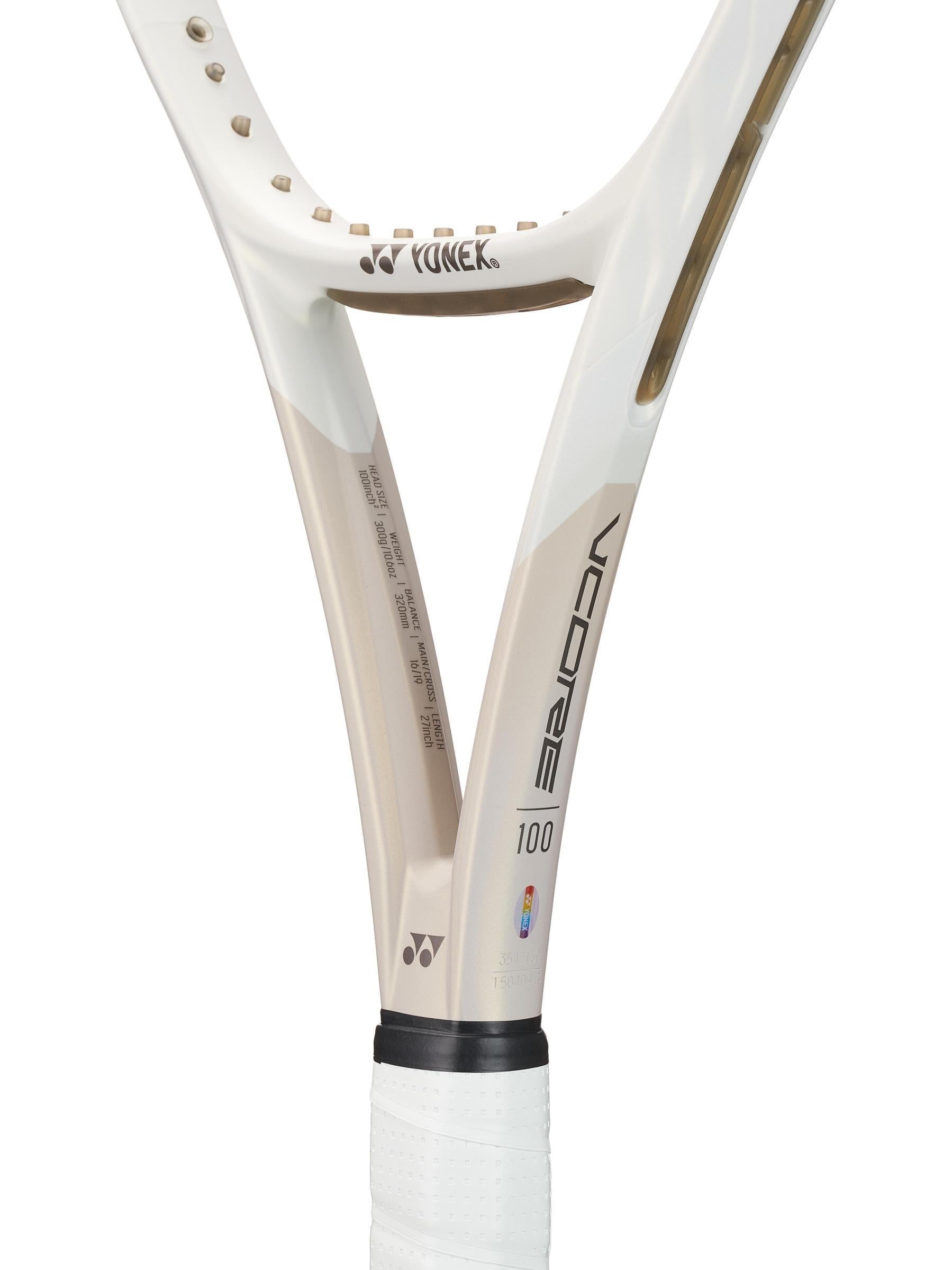 Yonex VCORE 100 2024 Tennis Racket (Sand Beige) (Unstrung