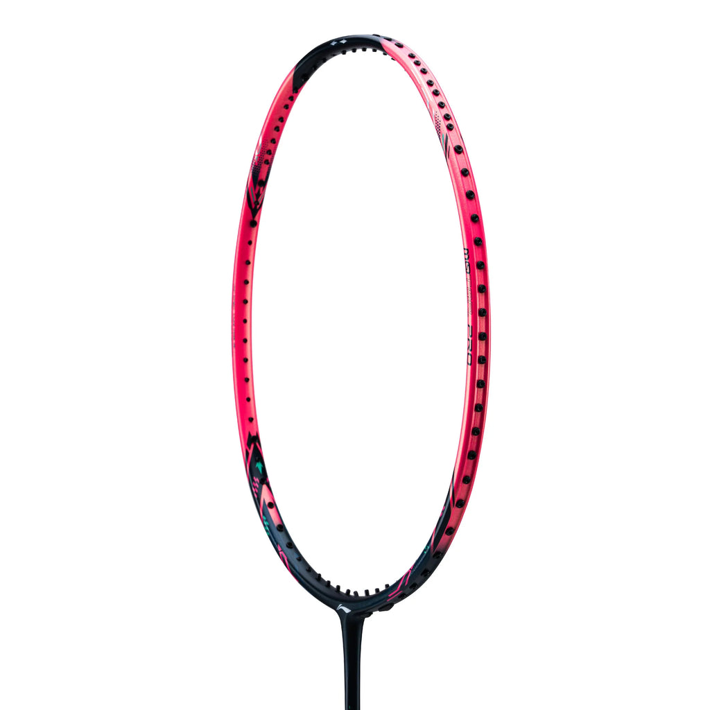Li-Ning Halbertec Motor Pro Badminton Racket (Unstrung) (Black/White/P ...