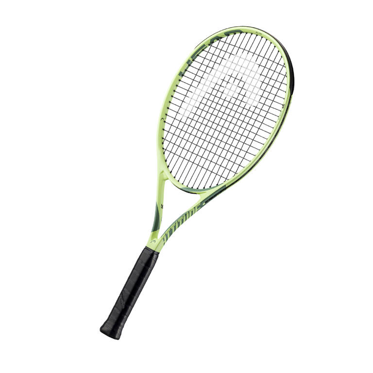 Ax Handle Tennis Racket Head MX Attitude Elite Tennis Racket (Lime) (Strung) – SPORTSSHOP SG