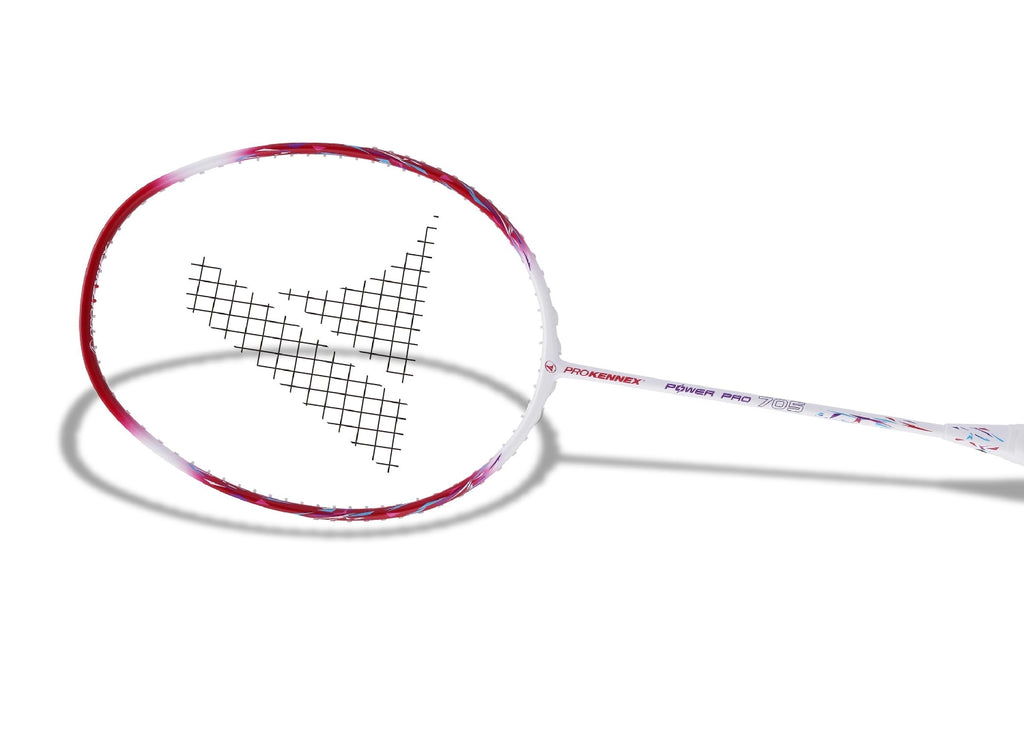 ProKennex Power Pro 705 Badminton Racket (Red) (Freshly Strung ...